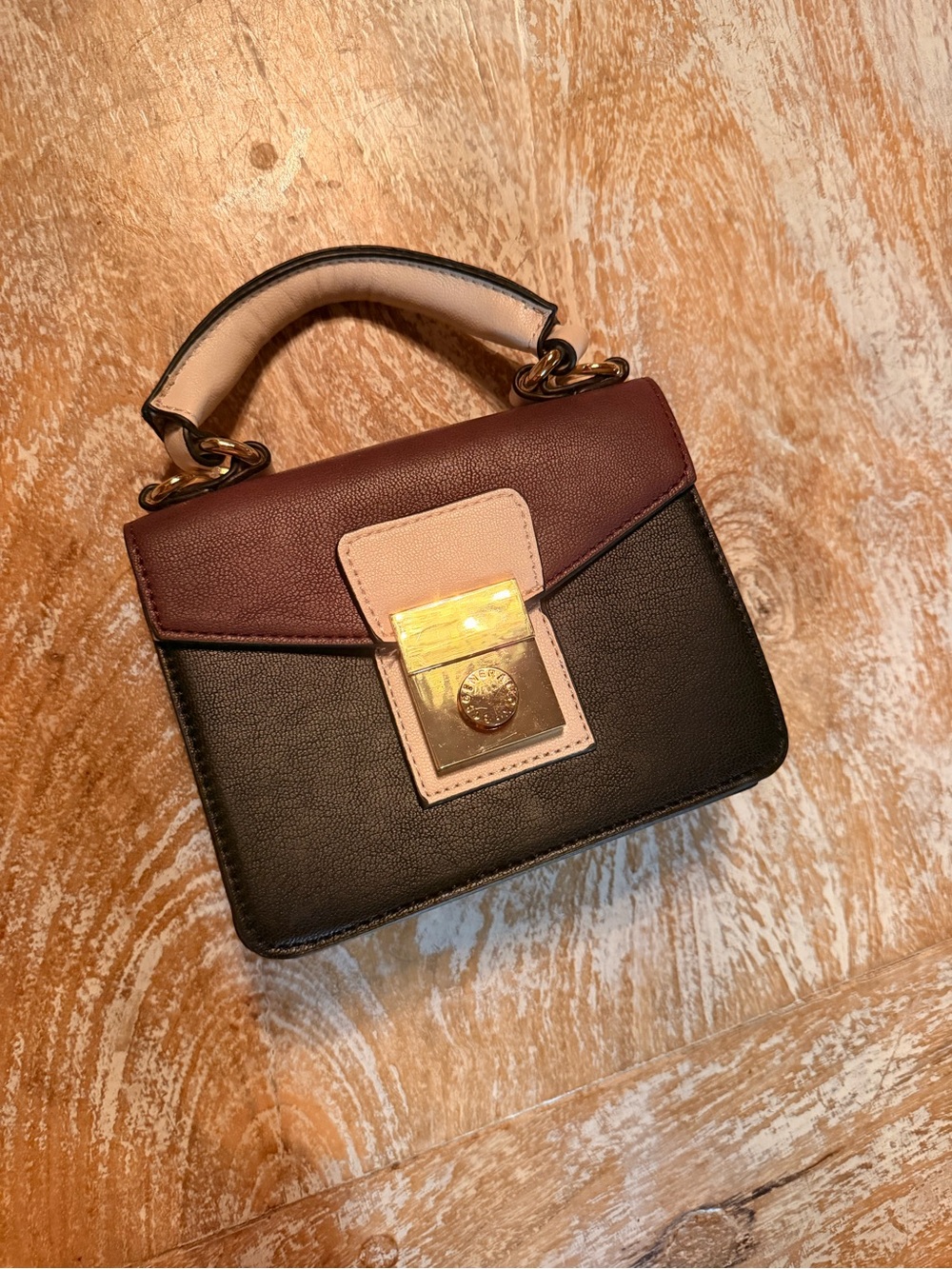 BCBG Colorblock Top-Handle Mini Bag - Picture 3 of 9